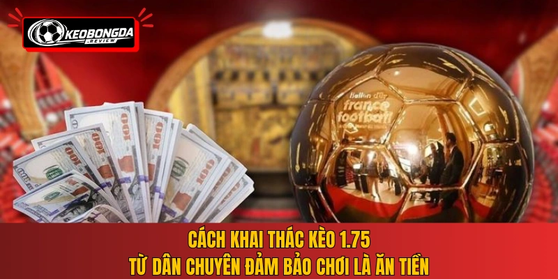 Cách khai thác kèo 1.75 từ dân chuyên đảm bảo chơi là ăn tiền