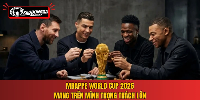 Mbappe World Cup 2026 mang trên mình trọng trách lớn