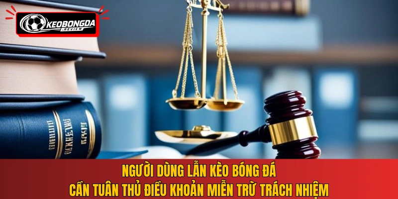 Người dùng lẫn Kèo Bóng Đá cần tuân thủ điều khoản miễn trừ trách nhiệm
